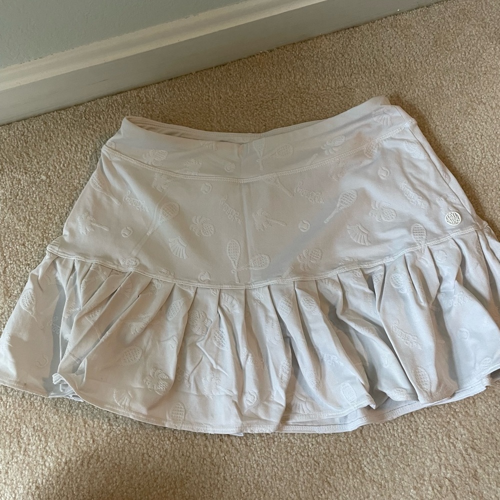 Lilly Pulitzer White Tennis Skirt